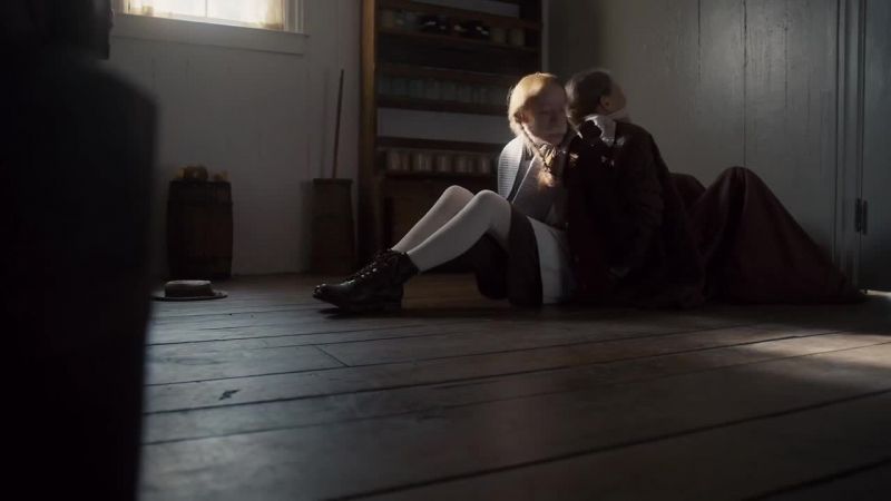 [grunting in frustration] -[Marilla groaning]