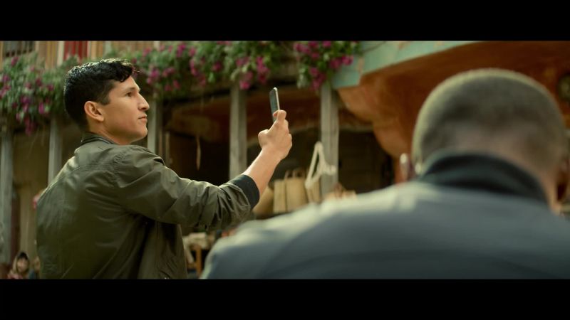 (GRUNTING) - (MAN SPEAKING INDISTINCTLY)