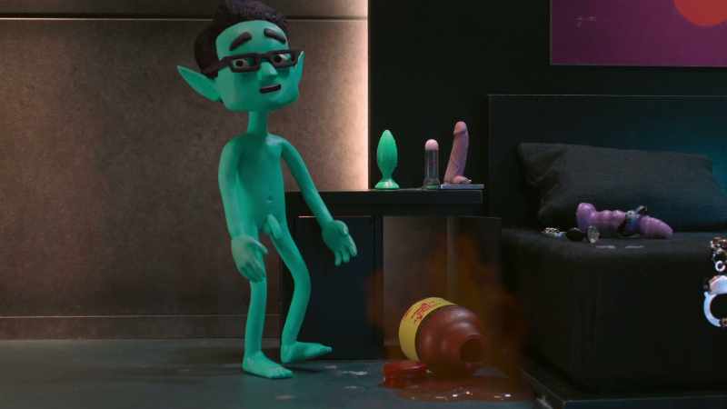 (grunting) Oh god! Shit! Ah