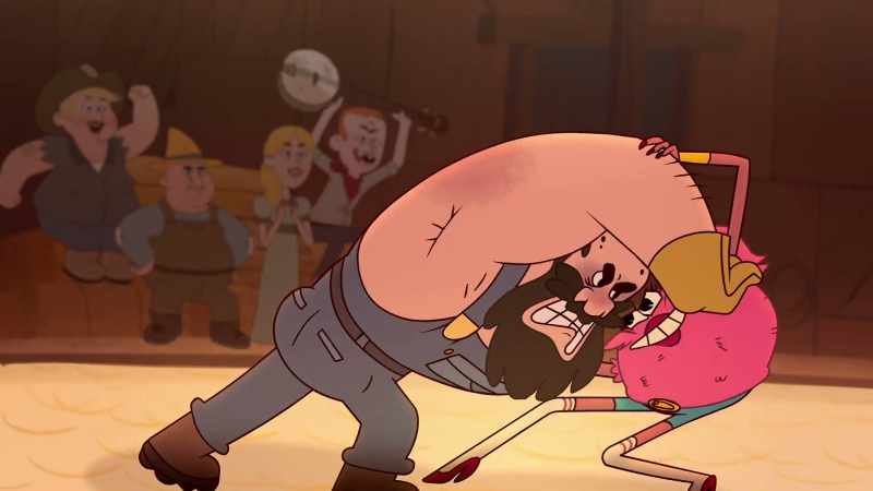 [grunting]
