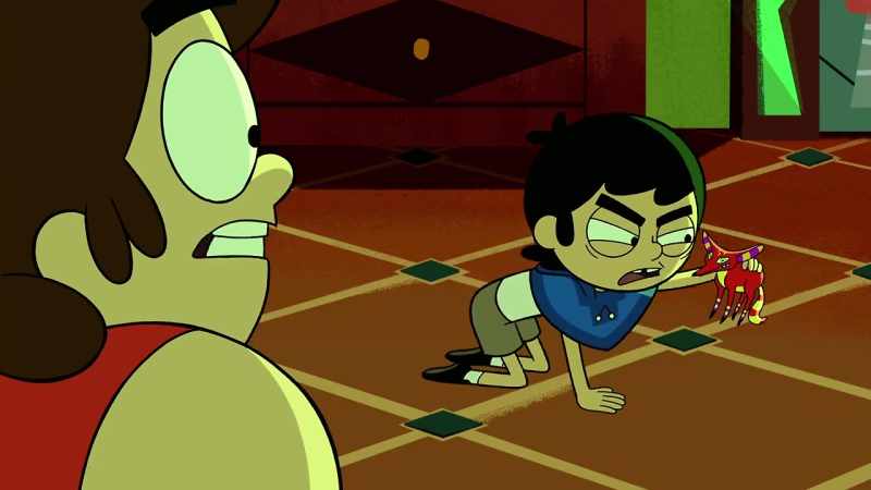 [ Grunting ]