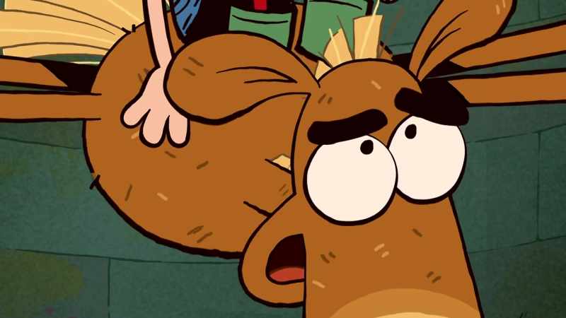 [grunting] Sorry, Annie, I got my hooves full