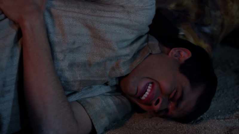 (GRUNTING) - (WHIMPERING)