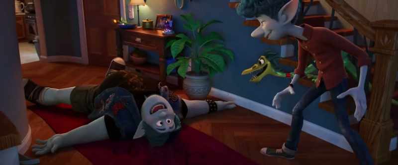 (GRUNTS) -Ah. (CHUCKLES)