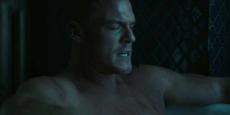 [grunts in pain]