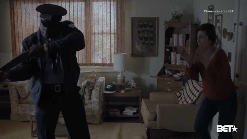 (grunts) - (Mrs. Powell gasps)