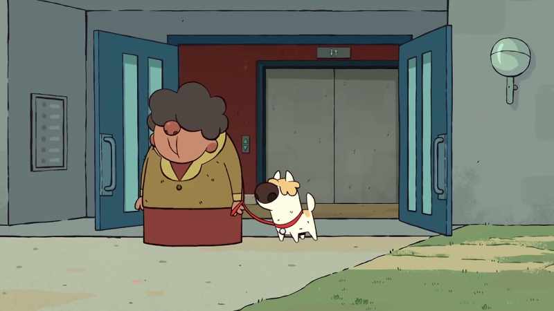 [grunts] [sniffs]
