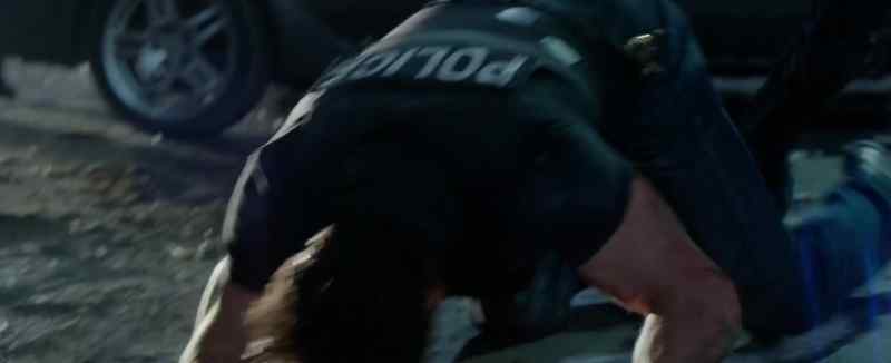 [GRUNTS] - WOMAN: Get him!