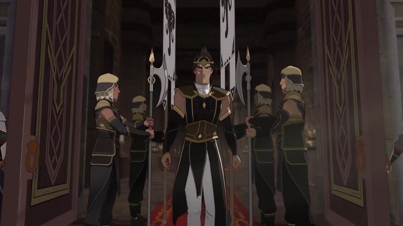 [guard] King Ezran, a visitor has arrived