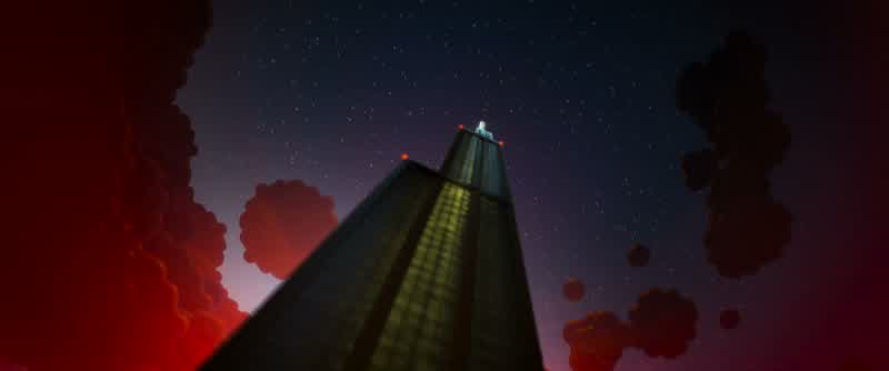 Guarded by a robot armyand security measuresof every kindimaginableLaserssharkslaser sharksoverbearing assistants