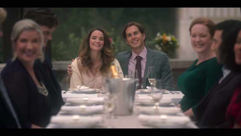 [guests chuckling] -[man] But, as she explained
