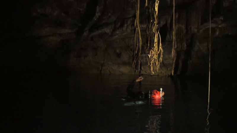 Guillermo has explored this remote cenote before