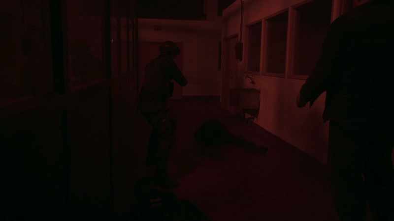 [gun clatters]