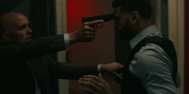 [gun cocking]