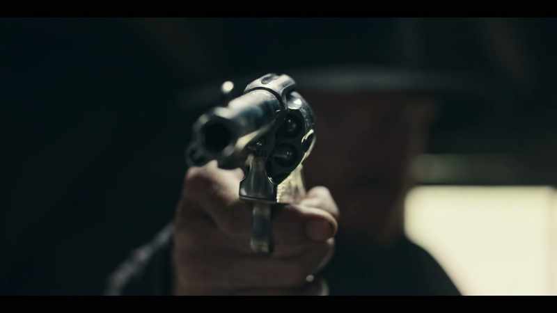 [gun cocks]