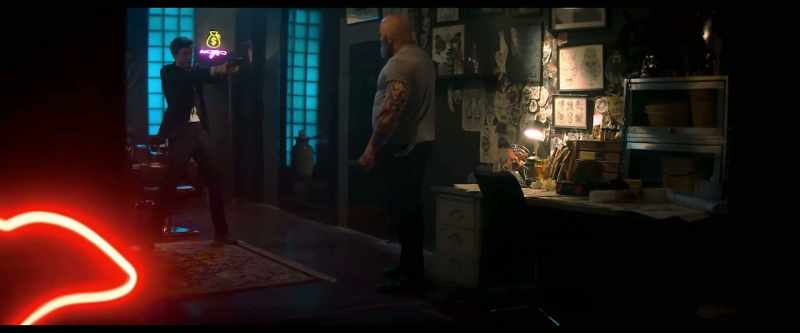 [gun cocks]