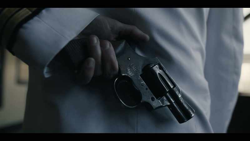 (gun cocks)