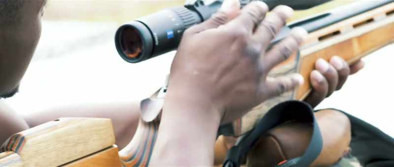 [gun cocks]