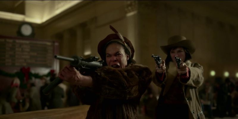 [gun cocks]