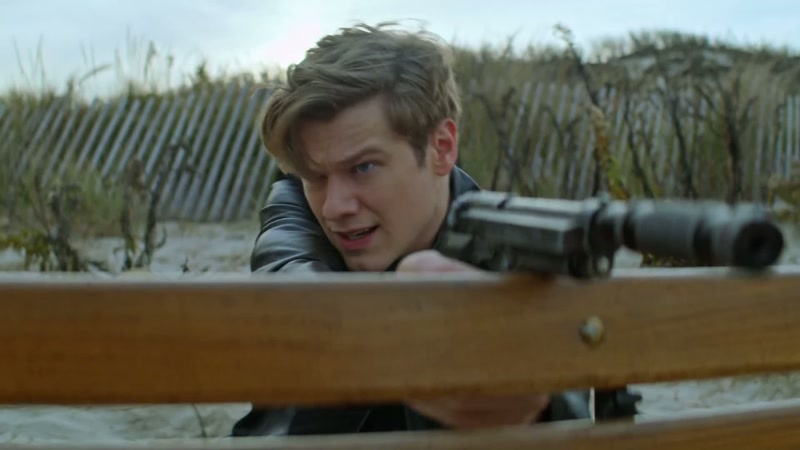 [gun thuds] -[gun fires]