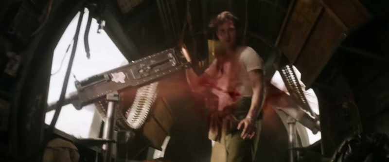 [GUNFIRE RIPS] - [GRUNTS]