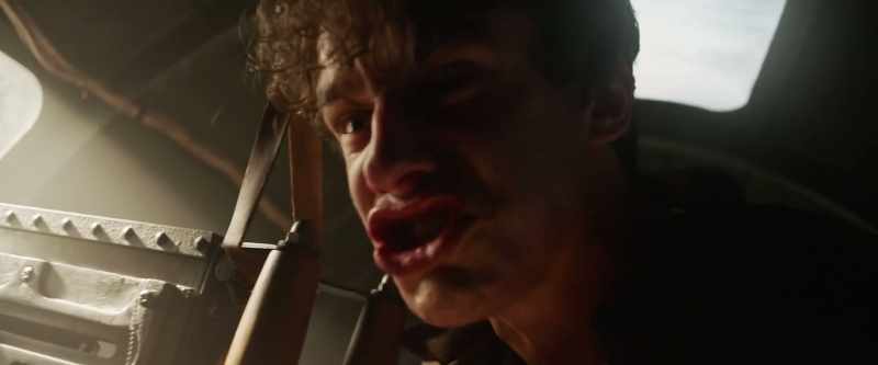 [GUNFIRE RIPS] - [SPLUTTERS]