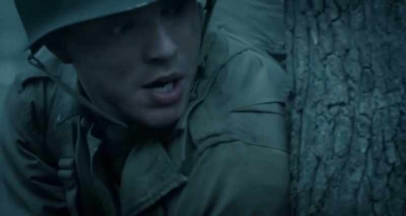 (guns firing)