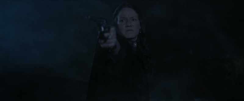 [gunshot blasts] [Griffin groans]