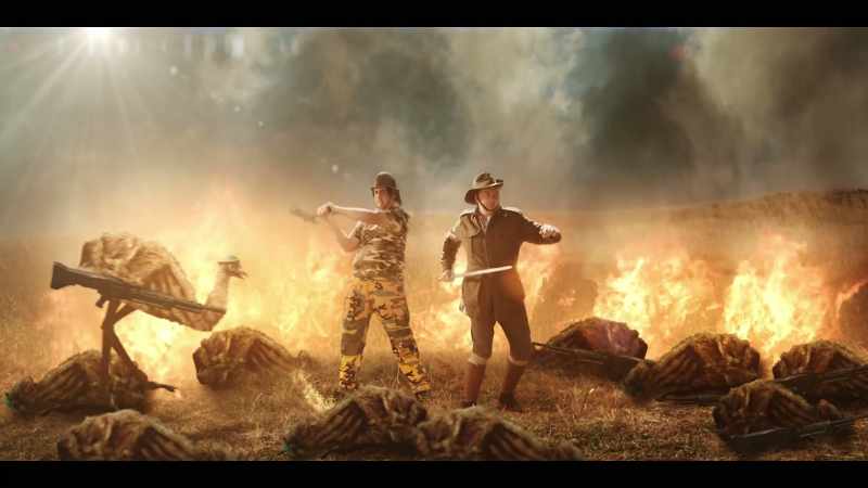 (gunshot firing)