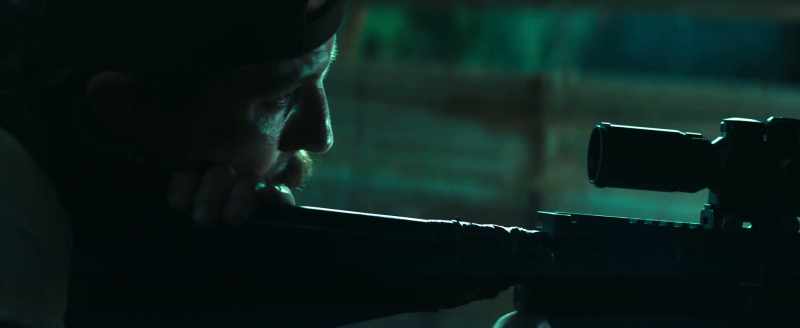(gunshot pops) (soldier groans)