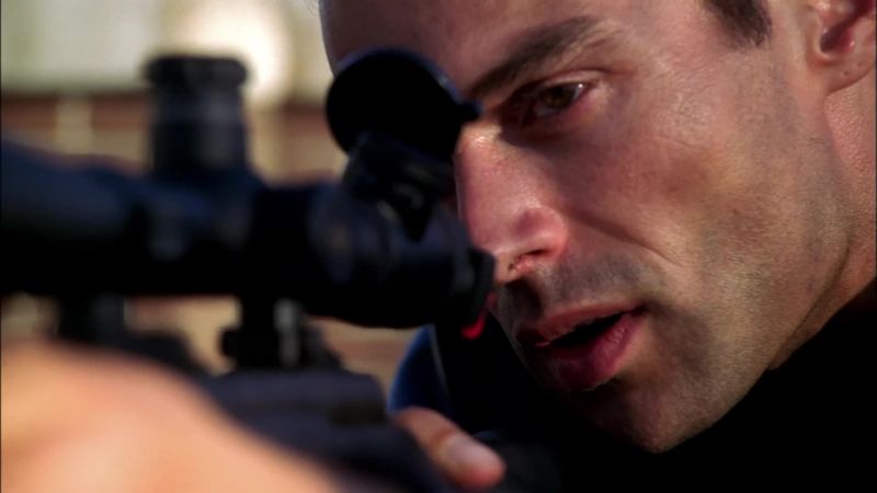 ( gunshot )