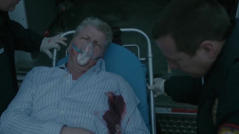 Gunshot wound through the diaphragm into the lung