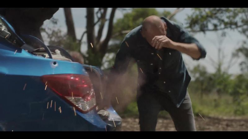 �(GUNSHOTS) ‐DAVE: Fuck!