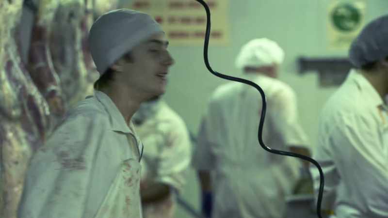 Guts, intestines go down that one