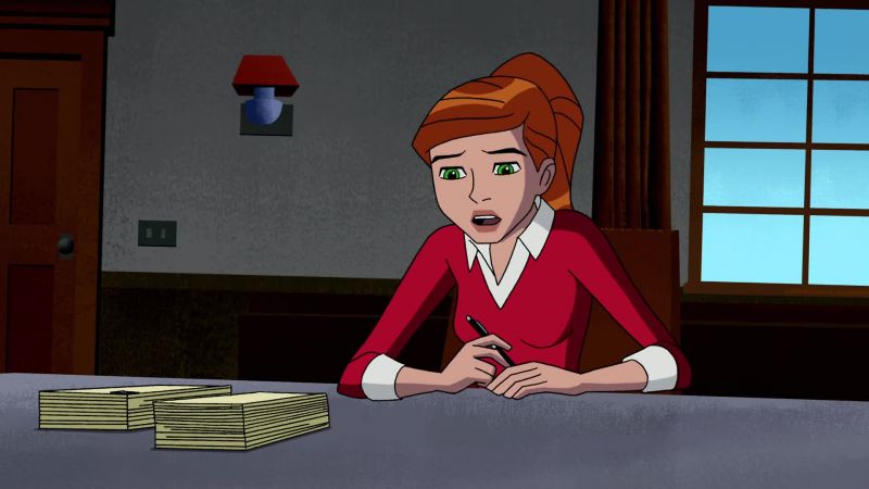 Gwen: [ SIGHS ] HOW DO YOU USE A WAFFLE