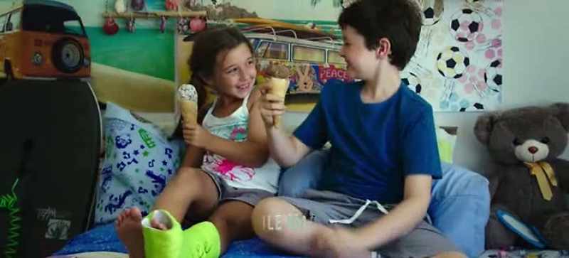 Had my cast signed by Lee, who bought me ice cream to make up for breaking my leg