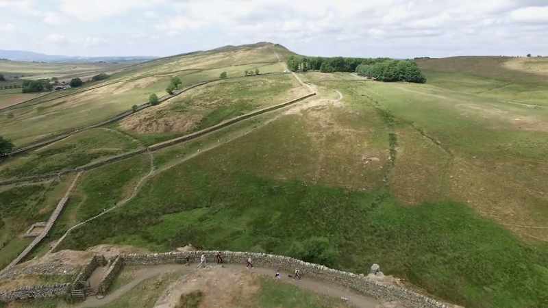 Hadrian's wall was a huge statement of intent