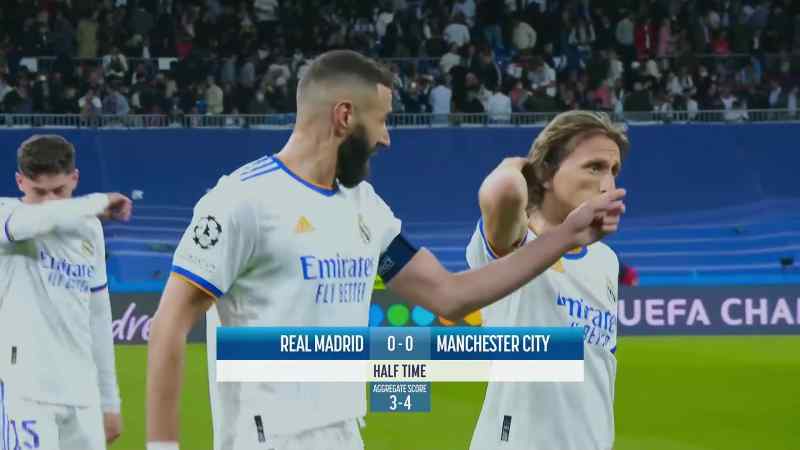 Half time, and it's nil-nil as the players head into the tunnel