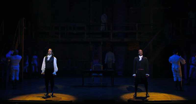 [Hamilton, Burr] ♪ I have the honor to be ♪