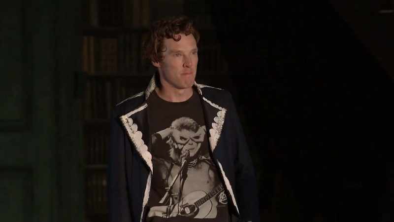 Hamlet, thou hast thy father much offended