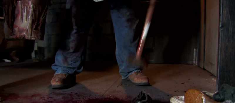 (hammer thudding)
