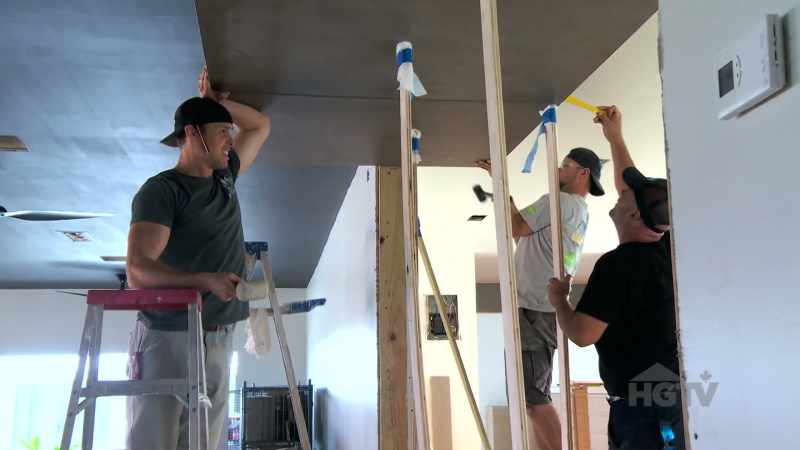 (hammering)