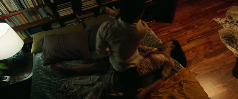 (hand slapping) (bride groaning)