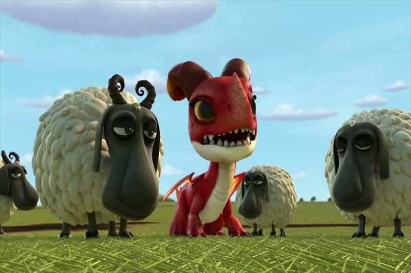 Hanging out with the sheep can get boring, fast