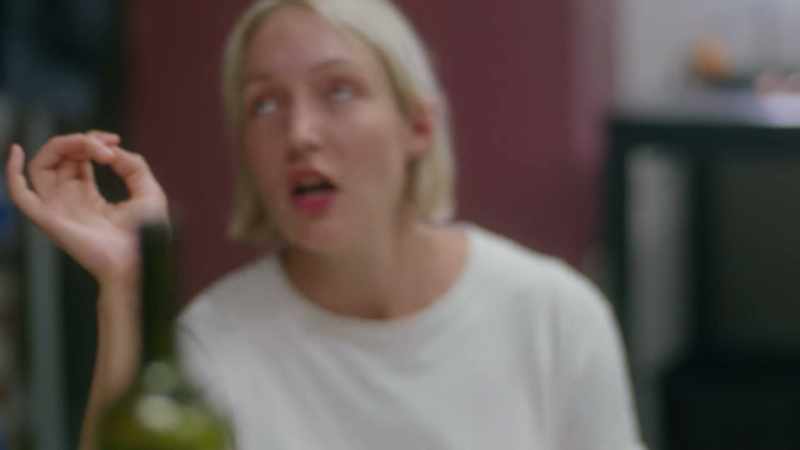 Hannah. (Portia laughing)