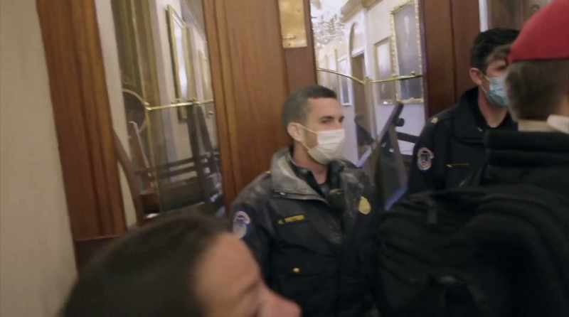 Hansen: Congressmen were being escorted