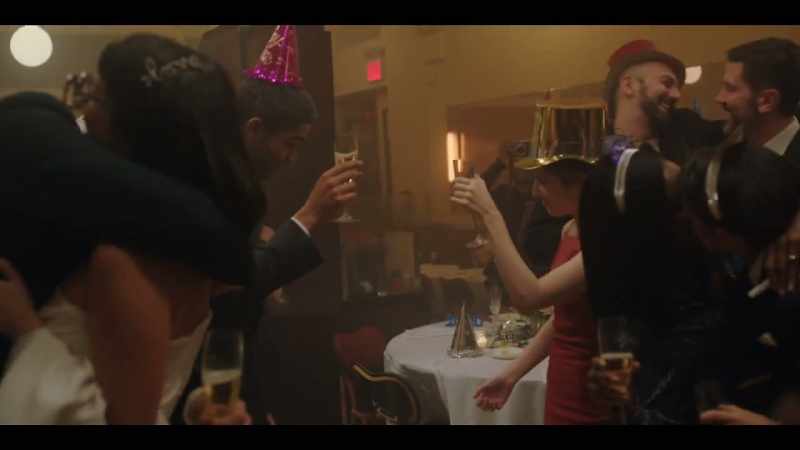 Happy New year! [noisemakers tooting]