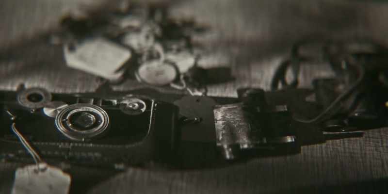Harland: And there was also broken binoculars and the, uh, camera