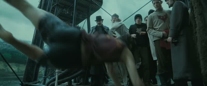 Harry! He's all right. He's all right. Barty! - Go get him another towel. - I want all the judges ov