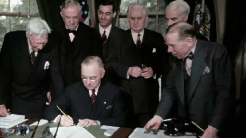 Harry Truman: OUR DEMAND HAS BEEN, AND IT REMAINS